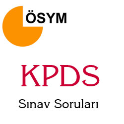 KPDS Sorular 