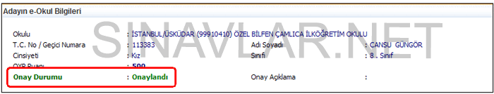 Onaylandı