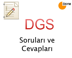 2010 DGS Sorular ve Cevaplar