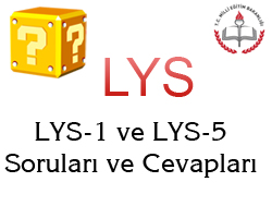 2010 LYS-1 VE LYS-5 Sorular ve Cevaplar