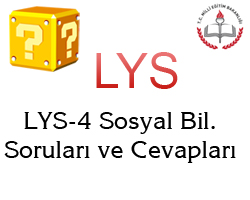 2010 LYS-4  Sosyal Bilimler Sorular ve Cevaplar