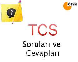 2010 TCS Sorular ve Cevaplar