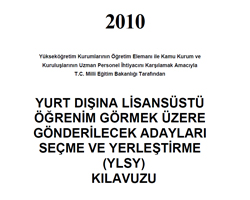 2010 YLSY Bavuru lemleri