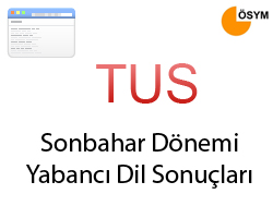 2010 TUS Sonular akland