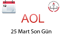 Aol Son kayt tarihi 25 Mart