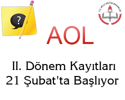 Aol 2. Dnem Kaytlar 21 ubatta balyor