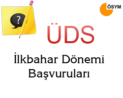 DS lkbahar Dnemi Bavurular
