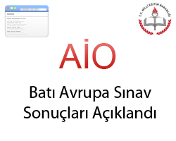 Aio Bat Avrupa Program Snav Sonular Akland