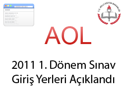 Aol 1. Dnem snav giri yerleri belli oldu