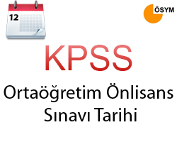 KPSS Ortaretim nlisans Snav Tarihi Belli Oldu